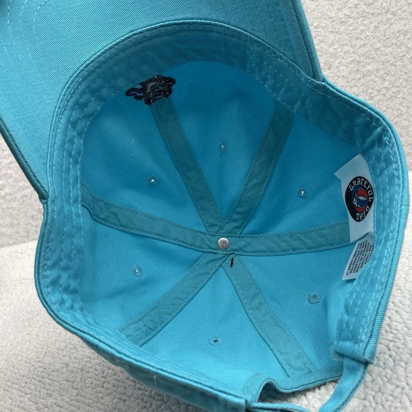 Grateful Dead Hat Mens Strapback Blue Purple Dancing Bear Dad Cap Music Hippie - Picture 9 of 10